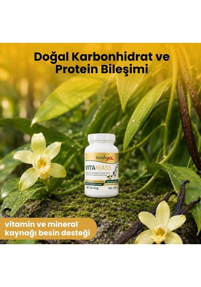 Fibrelle Vitamass Kilo Ve Kalori Tamamlayıcı Besin Desteği 240 G Vanilya