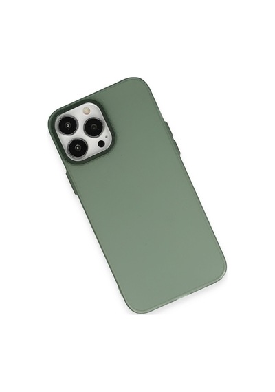Apple iPhone Uyumlu 14 Pro Max Kılıf Modos Metal Kapak - Koyu Yeşil Bz8683140484965