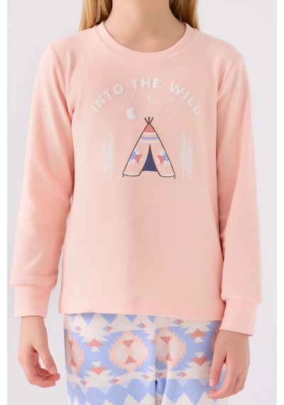 Arnetta Kız Çocuk Pembe Pijama Takımı Ar3097-c-v2 Pembe