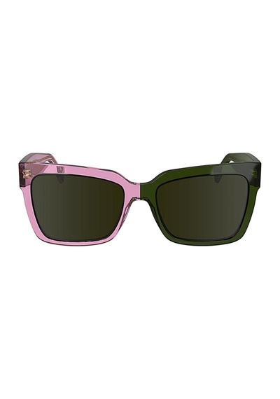 Calvin Klein Jeans Ckj 24606s 661 54 Unisex Dikdörtgen Şeffaf Pembe Kemik Güneş Gözlüğü