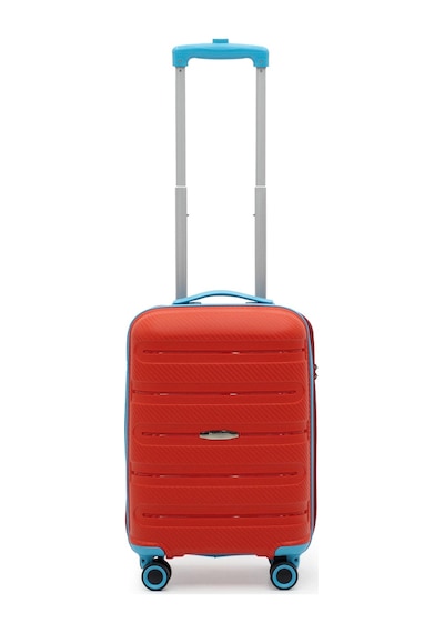Cotpoly Artemis Pp Polipropilen&kırılmaz Kabin Boy Valiz 55 Cm Kırmızı