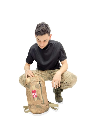 Kordak 10 Litre Çöl Kamuflaj Outdoor Çanta