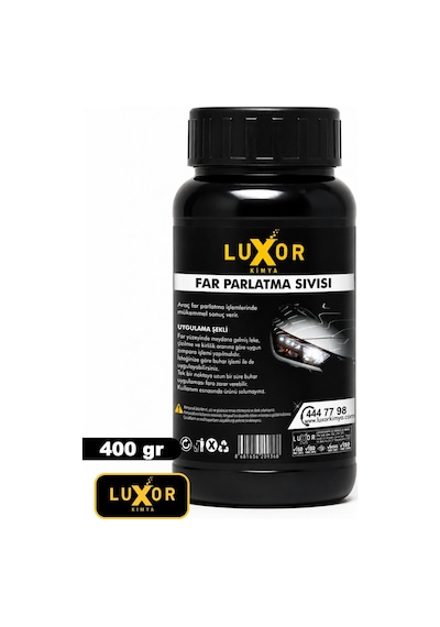 Luxor Kimya Far Parlatıcı Far Temizleme Far Parlatma 400 GR