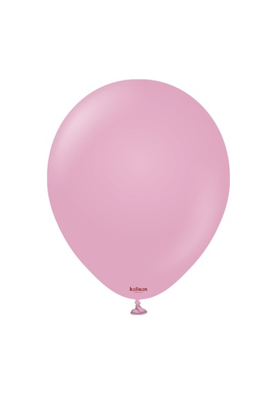 Retro Toz Pembe Pastel Balon 5 Li