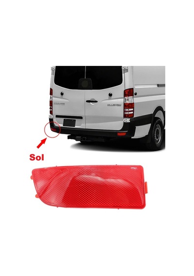Volkswagen Crafter Mercedes Sprinter 2006-2016 Arka Tampon Reflektörü Sol Oem 2e0945105a