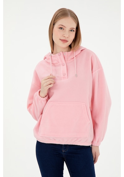 U.s. Polo Assn. Kadın Pudra Sweatshirt 50291436-vr042 Pudra