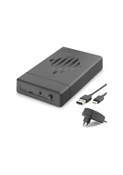 3.5 İnç Sata Hdd Harici Disk Kutusu Type-c Usb 2.0 Siyah Hdx1794