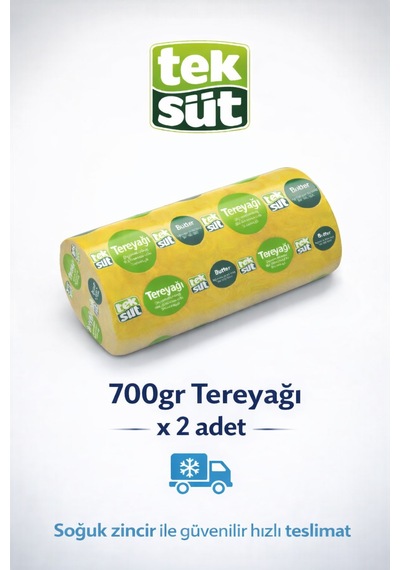 Tereyağ 700 Gr X 2 Adet