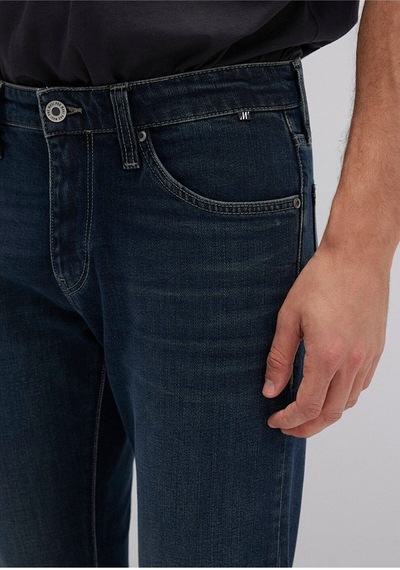 Jake Pro Koyu Puslu Comfort Jean Pantolon 0042289339 Mavi