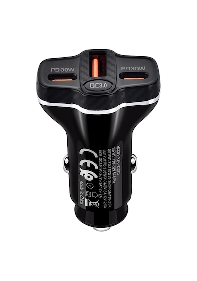 Ally Pd62 2xtype-c + Usb 78w Araç Çakmaklik Hizli Sarj Aleti Araç Sarji