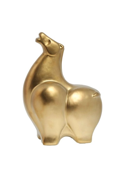 Vitale Nature Seramik Gold Köpek 21x10.5x29 Cm Ak.kw0012