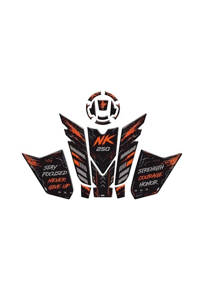Cf Moto 250 Nk 2023-2026 Uyumlu Tank Pad Set 004 Standart