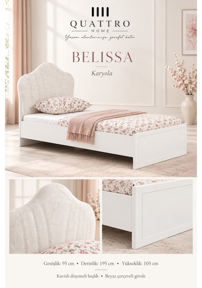 Belissa Genç Odası Takımı Beyaz