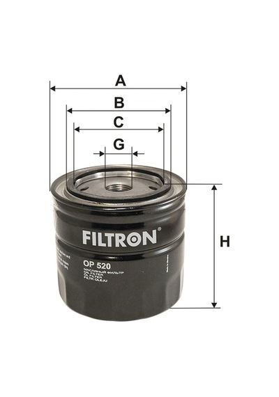 Op520 - Yağ Filtresi - Filtron