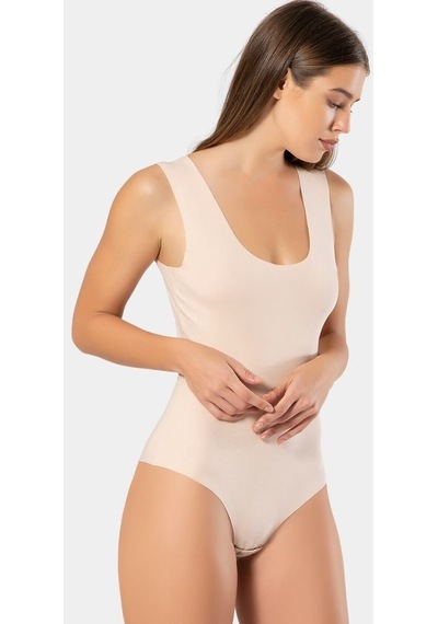 Türen Kadın Lazer Kesim Pamuklu Çıtçıtlı Body 905/ten 001