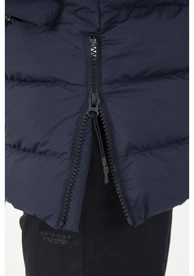 Maraton Sportswear Regular Erkek Kapşonlu Uzun Kol Basic Lacivert Mont 21262-lacivert Lacivert