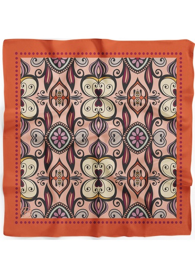 Bohem Rüzgarı Desen Bandana/fular Çok Renkli
