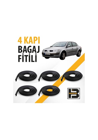 Renault Megane 2 Sedan 4 Kapı + Bagaj Fitili Bm04173