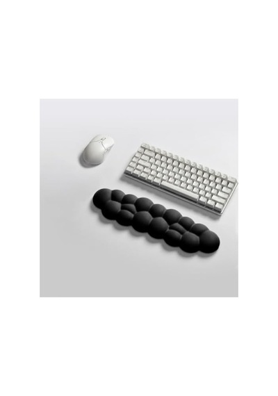 Kaymaz Tabanlı Ergonomik Klavye Ve Mouse Bilek Destek Seti, Nefes Alan Kumaş