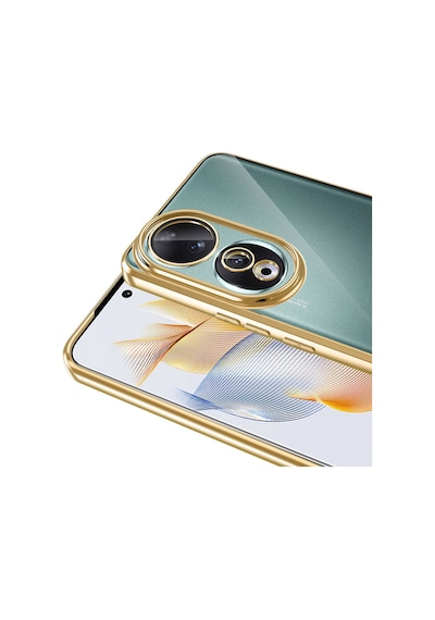 Huawei Honor 90 Uyumlu Logo Gösteren Kamera Korumalı Renkli Tasarım Kılıf