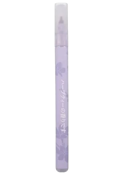 Desenli-luxe Lilac Şeffaf Kapaklı Tasarım Kalem