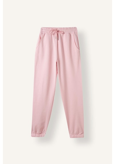 Defacto Jogger Fıt Elastik Bağlamalı Bel Basıc Pamuklu Eşofman Altı F9622ax26wnpn38 Pembe-pn38