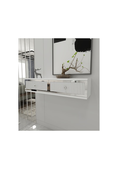 Duru 90 Cm Pleksi Detaylı Duvara Monte Kapaklı Raflı Dresuar Makyaj Masası Beyaz-gümüş Beyaz-gümüş Duru 90 Cm Pleksi Detaylı Duvara Monte Kapaklı Raflı Dresuar Makyaj Masası Beyaz-gümüş Beyaz-gümüş