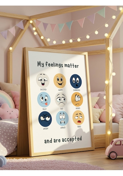 My Feelings Matter Dijital Baskı Poster V5 Çerçevesiz