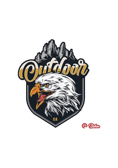 Off Road Camping Adventure Kamp Kartal Eagle Outdoor Sticker