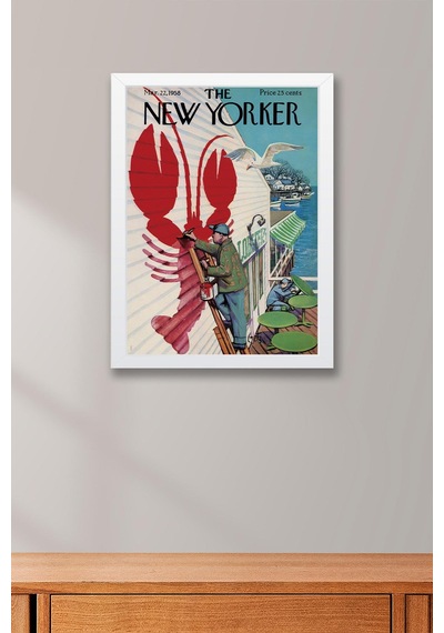 The New Yorker Çerçeveli Tablo March 22 1958