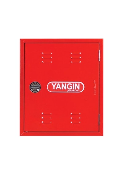 Yangın Dolabı 2 Bez Yangın Hortumlu 25 30 Metre Alüminyum Yangın Tüpü