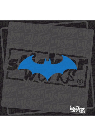Batman Hologram Sticker Mavi