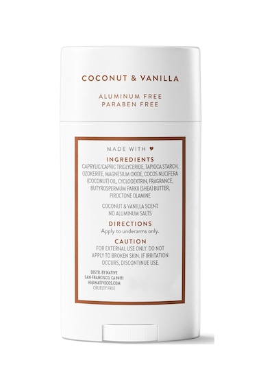 Native Coconut & Vanilla Alüminyumsuz Stick Deodorant 65gr