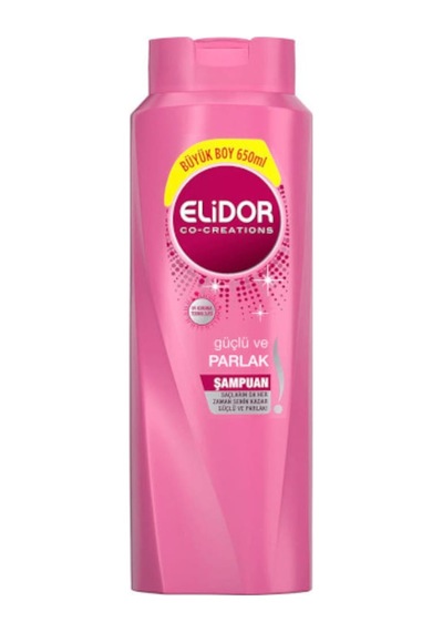 Elidor Güçlü Parlak Şampuan 650 ML