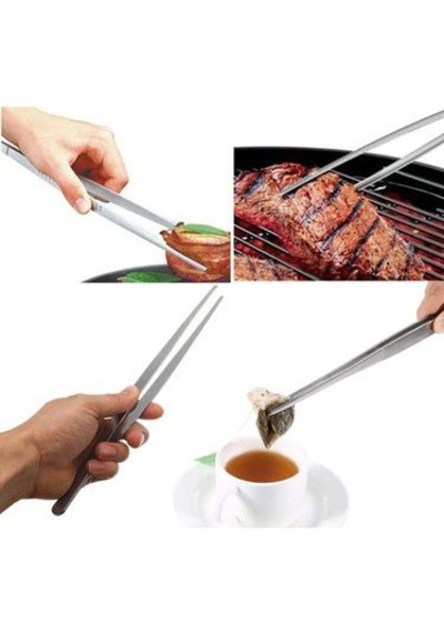 Servis Maşası 29 Cm Air Fryer & Barbekü Uyumlu, Master Chef Şef Cımbızı, Et Ve Izgara Maşası