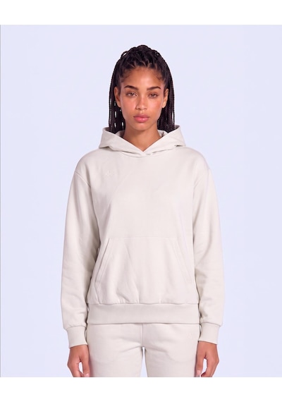 Kappa İnova Tur Kadın Bej Oversize Hoodie
