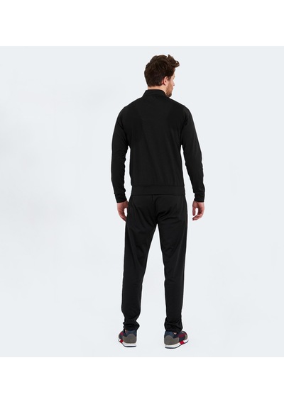Slazenger ROOSEVELT IN Erkek Cepli Fermuarlı Siyah Eşofman Takımı
