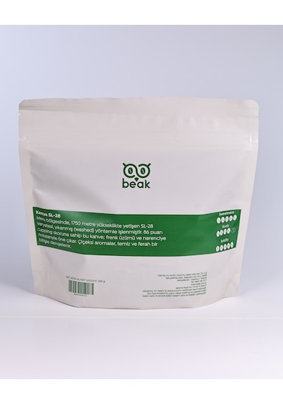 Kenya Sl28 Çekirdek Kahve 250 Gr , %100 Arabica Çekirdek Kahve
