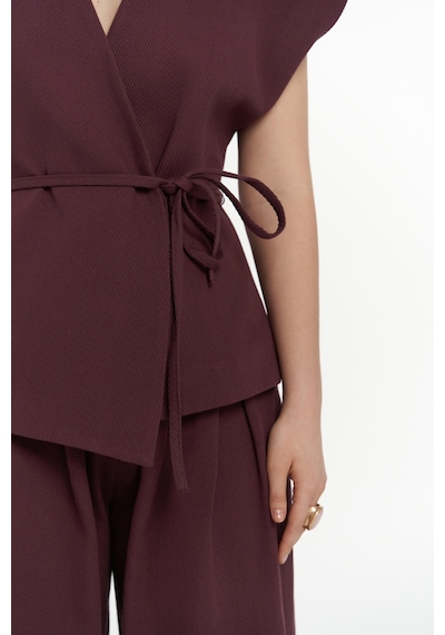Mai Collection Mai Studios Co. Sorrenio Bordo Yelek Pantolon Takım Bordo Mai Collection Mai Studios Co. Sorrenio Bordo Yelek Pantolon Takım Bordo