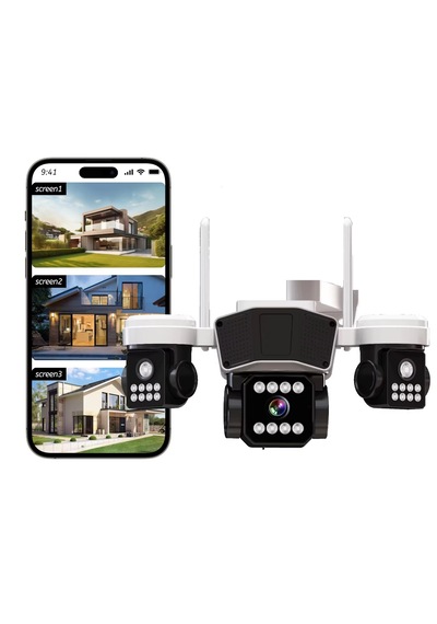 O-kam 3036pro, 9mp, Wifi, 3 Lens, Akıllı Kamera, İnsan Algılama