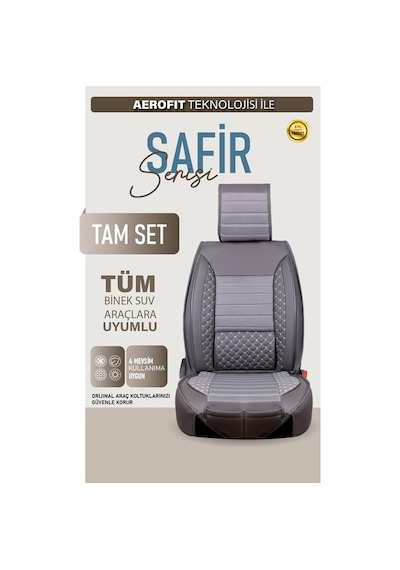 Volvo 480 Oto Koltuk Kılıfı Ön Arka Set Plus Serisi Füme Fs