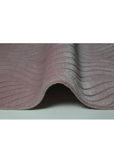 Çam Halı Emboss Jr10 Pink Modern Desen Yeni Zellanda Yünü Ve Viskon El Dokuması Halı - 130x190 Pembe