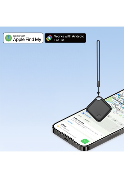 Micflip P27 Apple Uyumlu iOS Ve Android Cihazlar İçin Smart Tag Akıllı Takip Cihazı Siyah