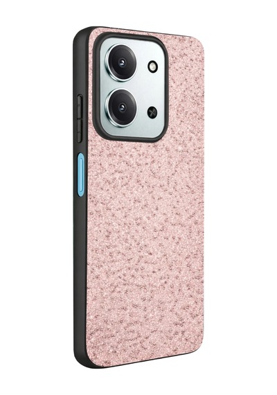 Mey İthalat Redmi 15c 4g Bright Simli Kapak - Pembe Diğer