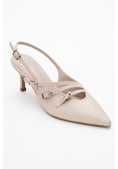 Luvishoes Luvi Shoes Magra Bej Cilt Sivri Burun Arkası Açık İnce Topuklu Kadın Ayakkabı BEJ CILT Bej Luvishoes Luvi Shoes Magra Bej Cilt Sivri Burun Arkası Açık İnce Topuklu Kadın Ayakkabı BEJ CILT Bej