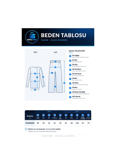 Ersefa Triko Bluz Pantolon İkili Takım Yuvarlak Yaka Uzun Kollu Transpar Lacivert