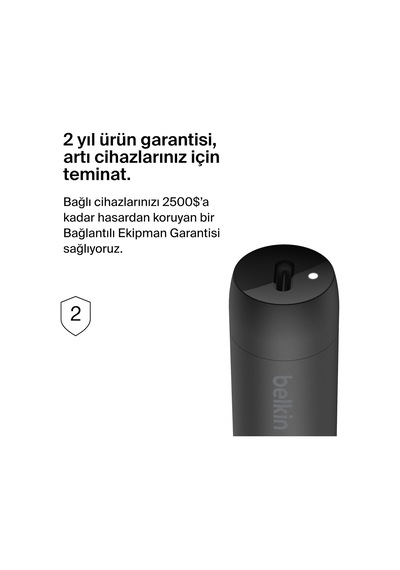 Belkin Boostcharge 30w Hızlı Araç Şarj Cihazı, Usb-c Güç Dağıtım