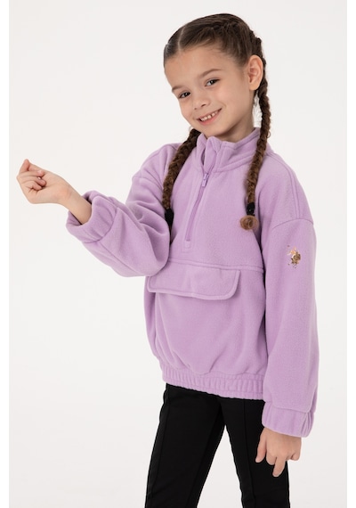 U.s. Polo Assn. Kız Çocuk Lila Sweatshirt 50317992-vr034 Lıla