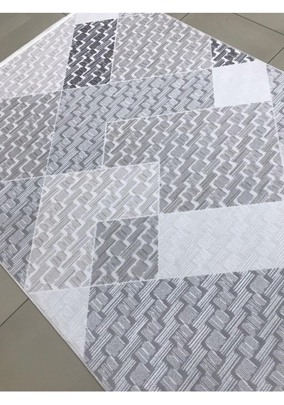 Merinos Halı Vista 76595 095 Serisi Triko Akrilik Salon Oturma Yatak Odası Halısı Gri