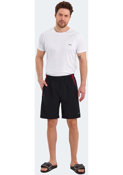 Slazenger RANDY Erkek Cepli Fıtness Siyah Şort
